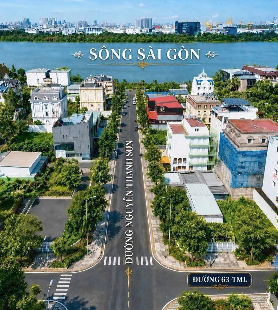 - 105tỷ Villa Sông SG đường Trần Quý Kiên