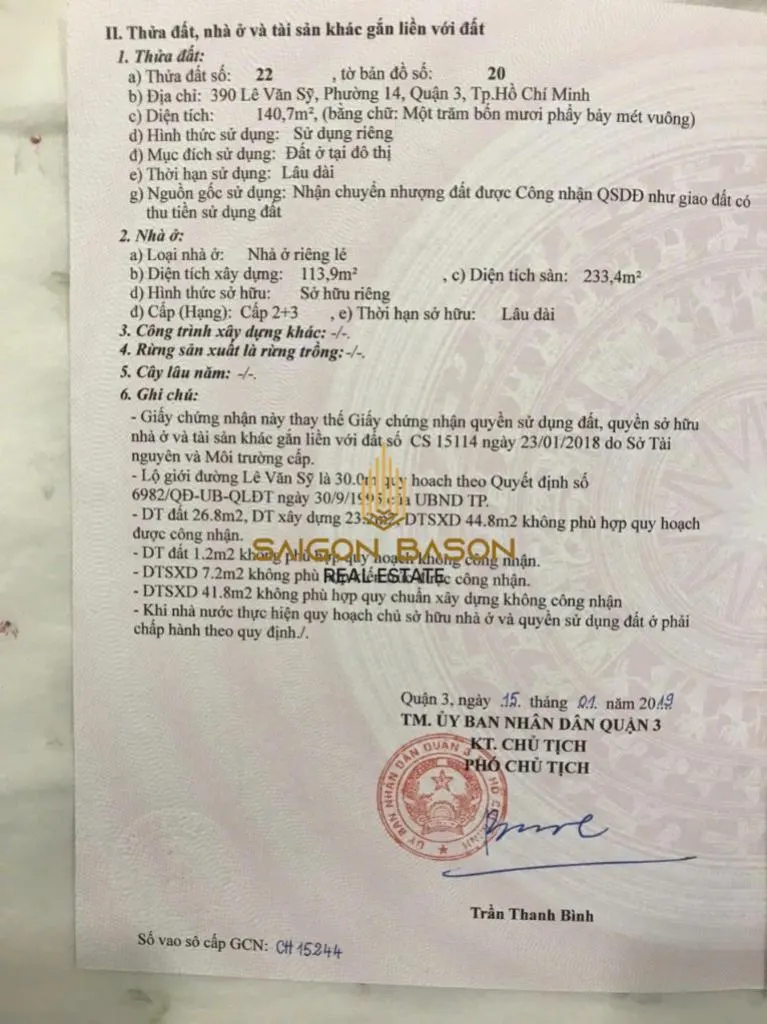 Cho thuê tòa nhà văn phòng Quận 3 - 390 Lê Văn Sỹ, vị trí đắc địa
