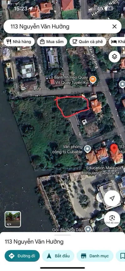 Thao Dien Riverside Villa Land, Upscale Compound