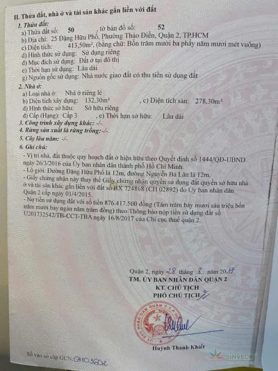 House No. 25 Dang Huu Pho, Thao Dien, District 2
