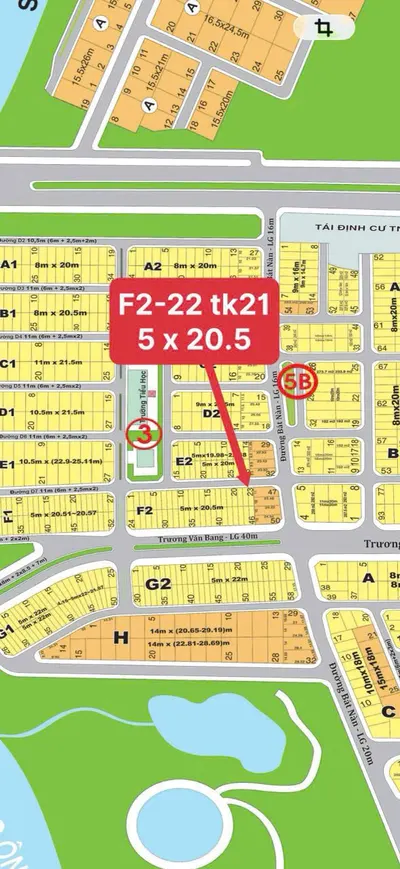 Land Lot F2-22 TK21, Binh Trung Tay, District 2