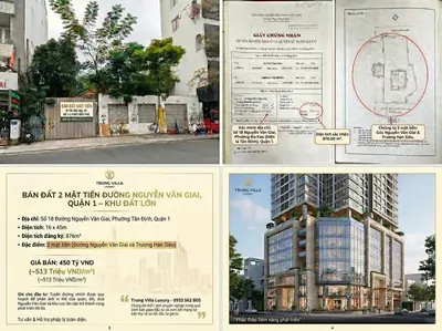 胡志明市第一郡双面地块:4500亿盾投资回报率分析 - 机会还是风险?