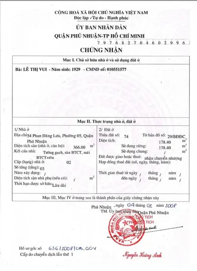 For Sale: Prime Frontage Building on Phan Dang Luu, Phu Nhuan District